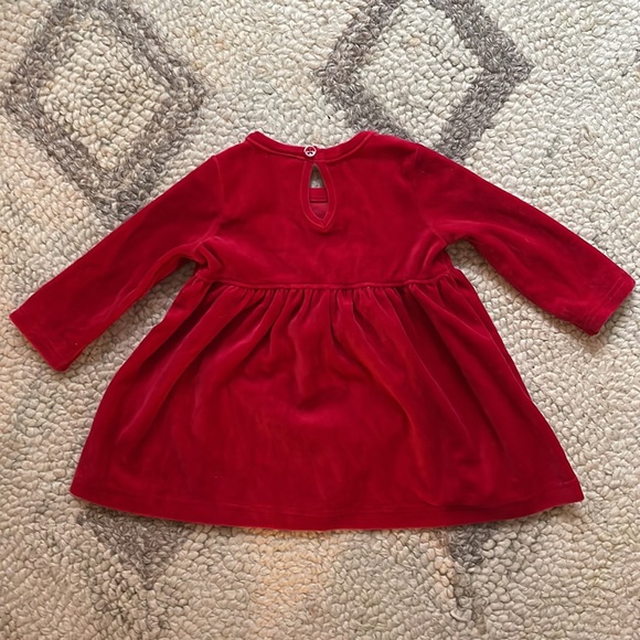 Hanna Andersson Red Velvet Dress size 6-12 mos - Picture 3 of 3